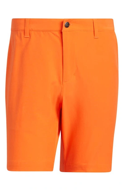 Shop Adidas Golf Ult365 Stretch Golf Shorts In Semi Impact Orange