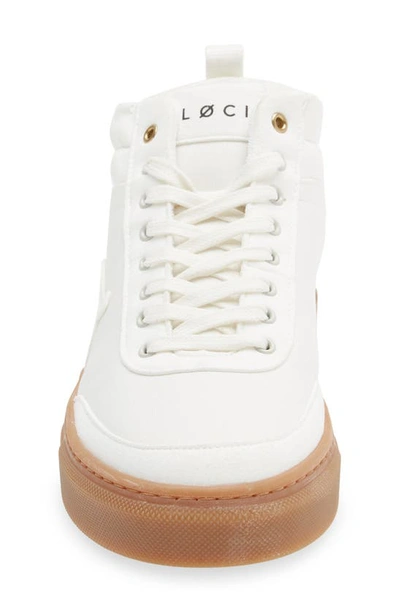 Loci Ten Mid Sneaker In Natural/ Gum