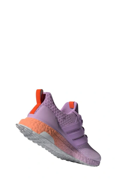 Shop Adidas Originals Kids' Ultraboost 5.0 Dna Sneaker In Lilac/ Lilac/ Orange