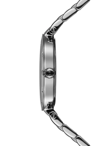 Balmain Women's Swiss Ia Bijou Diamond (1/10 Ct. T.w.) Stainless Steel Bracelet Watch 33mm In Metallic
