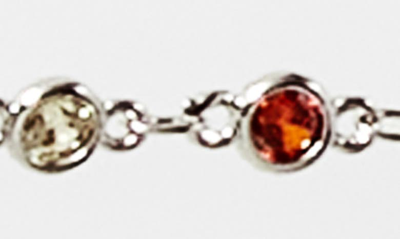 Vidakush Rainbow Station Body Chain In Multi/ Silver