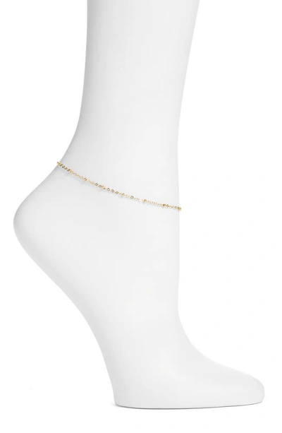Shop Vidakush Chain Anklet In Gold