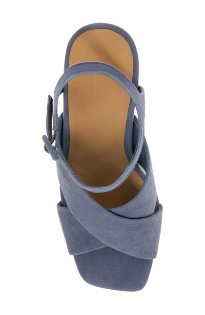Shop Splendid Pandora Strappy Wedge Sandal In Ash Navy