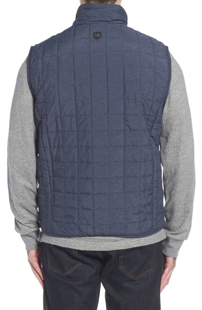 Cutter & Buck Rainier Primaloft® Vest In Anthracite Melange