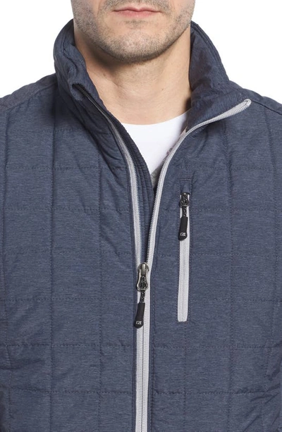 Cutter & Buck Rainier Primaloft® Vest In Anthracite Melange