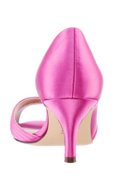 Shop Nina Contesa Open Toe Pump In Ultra Pink