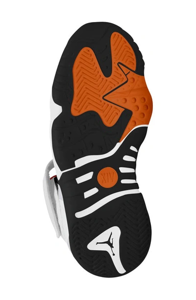 Shop Nike Kids' Jumpman Two Trey Sneaker In White/ Black/ Starfish