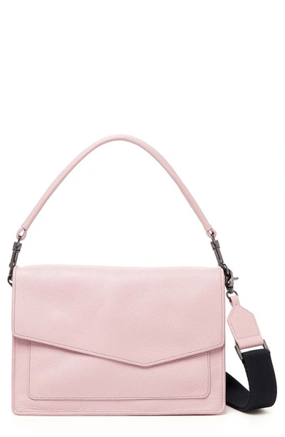 Shop Botkier Cobble Hill Leather Crossbody Bag In Magnolia