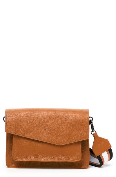 Shop Botkier Cobble Hill Leather Crossbody Bag In Coffee