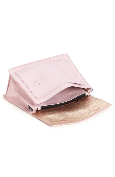 Shop Botkier Cobble Hill Leather Crossbody Bag In Magnolia