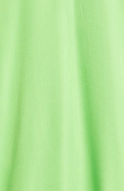 Shop Farm Rio Long Sleeve Cutout Waist Maxi Dress In Lime