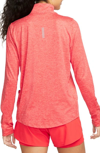 Shop Nike Element Half Zip Pullover In Lt Crms/ Ref Silver