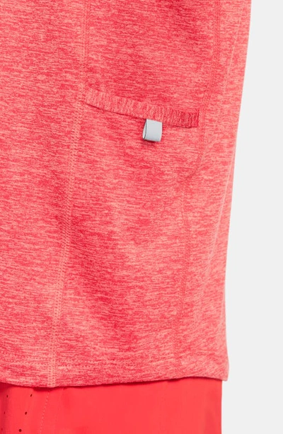 Shop Nike Element Half Zip Pullover In Lt Crms/ Ref Silver