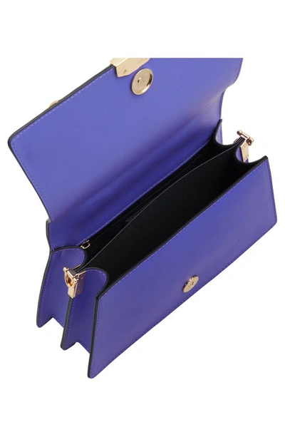 Shop Aldo Aveda Faux Leather Crossbody Bag In Medium Purple