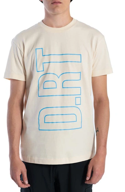 Shop D.rt Capital Graphic Tee In Cream