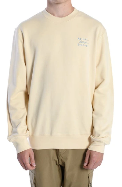 Shop D.rt Cotton Crewneck Sweatshirt In Cream