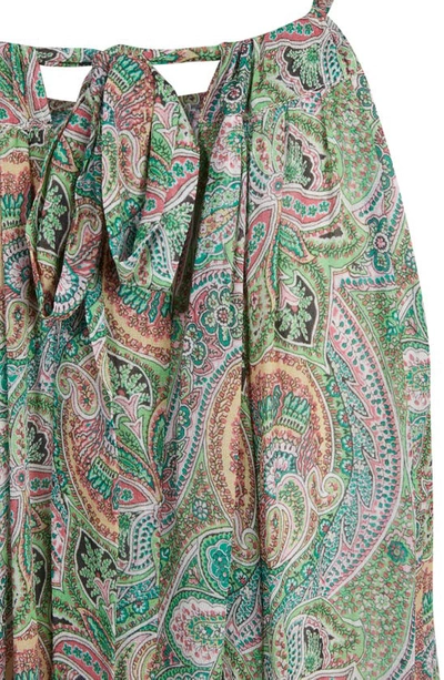 Shop Allsaints Roma Shahmina Paisley Maxi Dress In Green