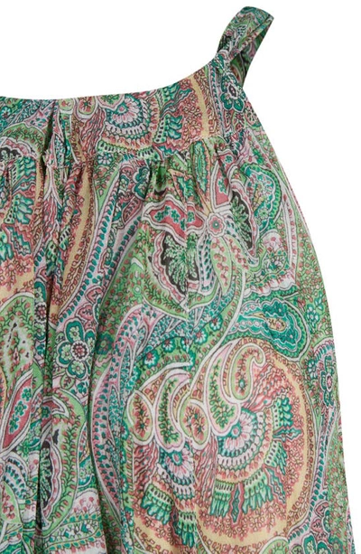 Shop Allsaints Roma Shahmina Paisley Maxi Dress In Green