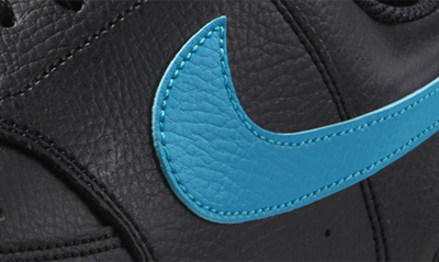 Shop Nike Court Vision Next Nature Sneaker In Black/ Laser Blue/ White