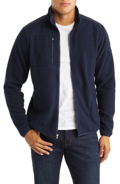 Cutter & Buck Cascade Eco Mens Fleece Jacket In Blue