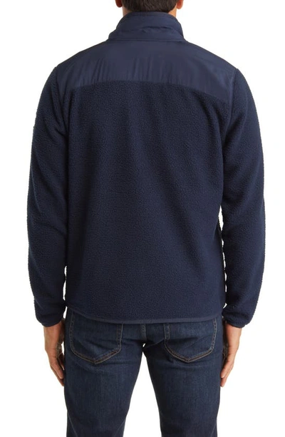 Cutter & Buck Cascade Eco Mens Fleece Jacket In Blue