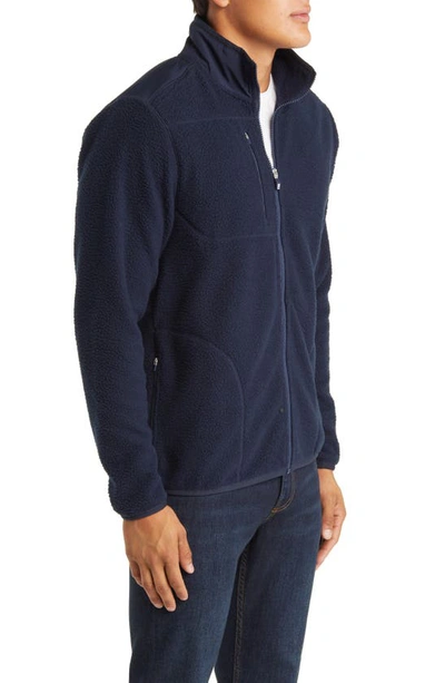 Cutter & Buck Cascade Eco Mens Fleece Jacket In Blue