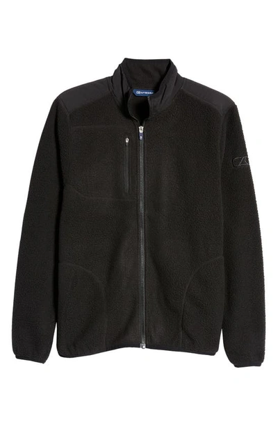 Cutter & Buck Fleece Jacket In Black