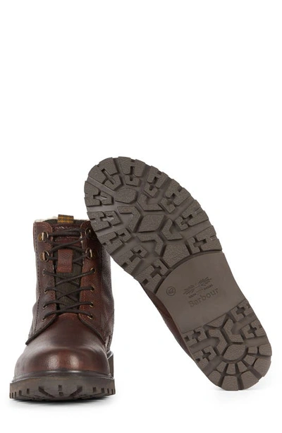 Shop Barbour Macdui Lace-up Boot In Dk Brown