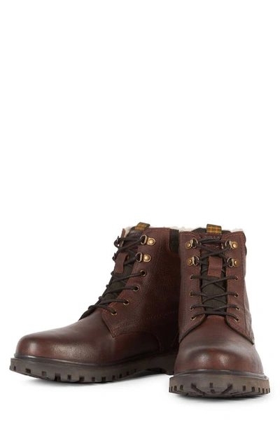Shop Barbour Macdui Lace-up Boot In Dk Brown