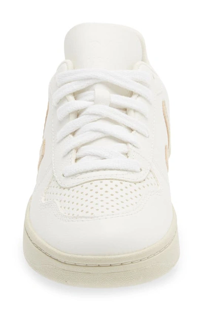 Shop Veja V-10 Sneaker In Extra-white Platine