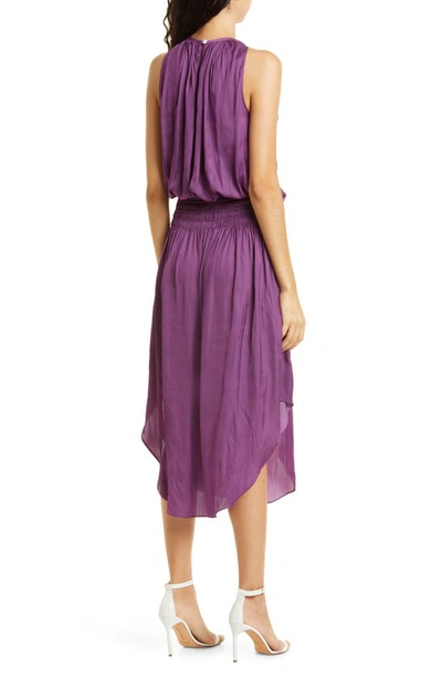 Shop Ramy Brook Audrey A-line Dress In Vivid Purple