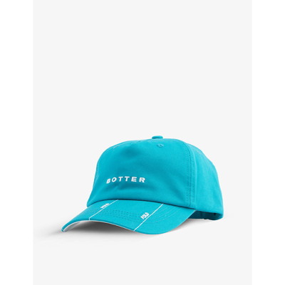 Shop Botter Logo-embroidered Cotton Cap In Blue