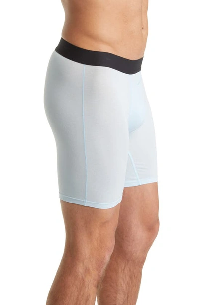 Tommy John Cool Cotton Boxer Briefs In Ice Blue