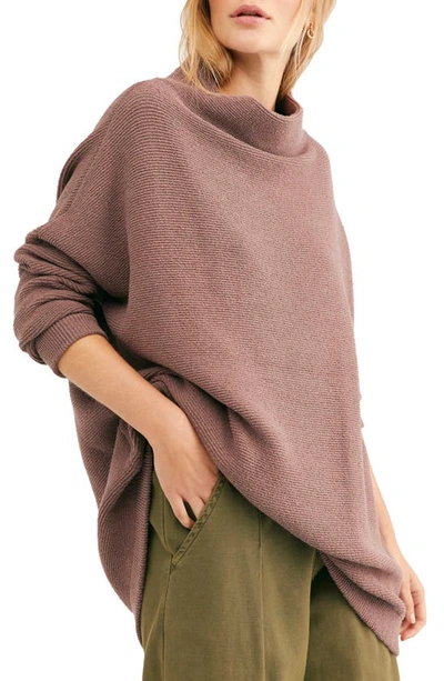 Shop Free People Ottoman Slouchy Tunic In Nutmeg
