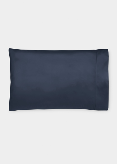 Shop Sferra Giotto King Pillow Case, 22" X 42" In Navy
