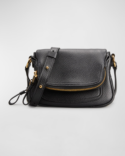 TOM FORD Medium Jennifer Grained Leather Shoulder Bag