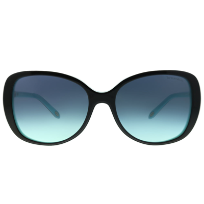 Shop Tiffany & Co Tf 4121b 80559s Womens Square Sunglasses In Blue