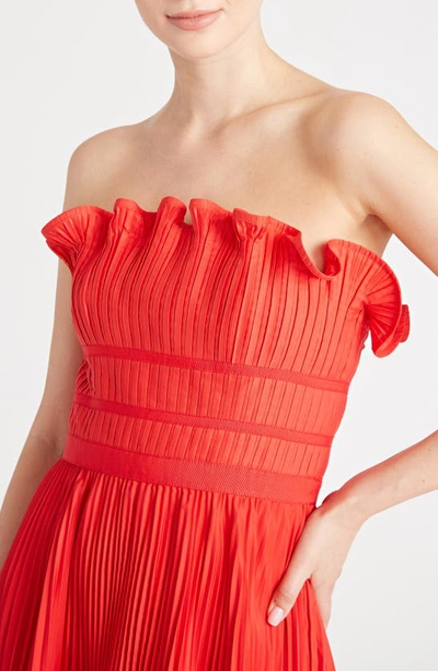 amur lorena strapless mini dress