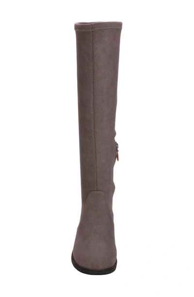 Shop Gentle Souls By Kenneth Cole Emma Stretch Knee High Boot In Mineral