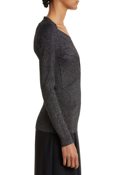 Shop Ted Baker Eloisy Slim Fit Sparkle Knit Sweater In Black