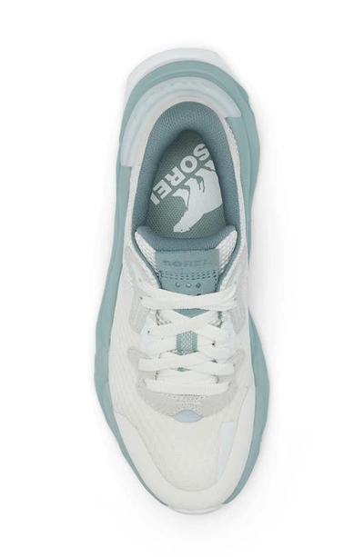 Shop Sorel Kinetic Rnegd Float Sneaker In Sea Salt/ Crushed Blue
