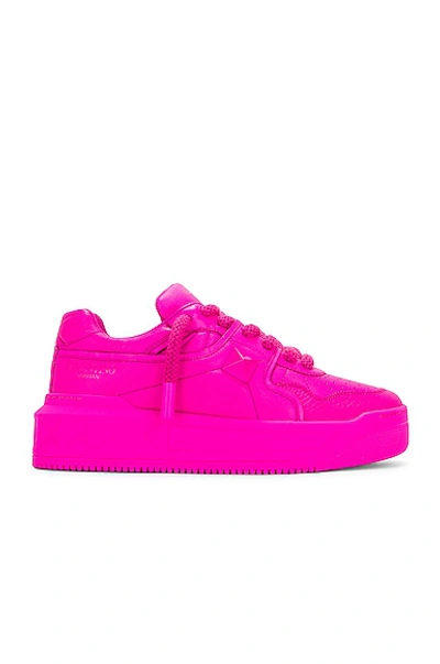 Shop Valentino One Stud Xl Sneaker In Pink Pp