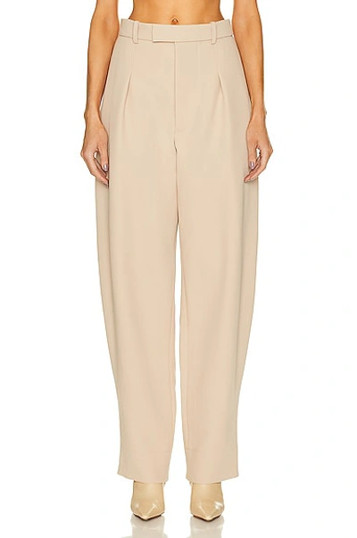 Shop Wardrobe.nyc X Hailey Bieber Hb Trouser In Beige