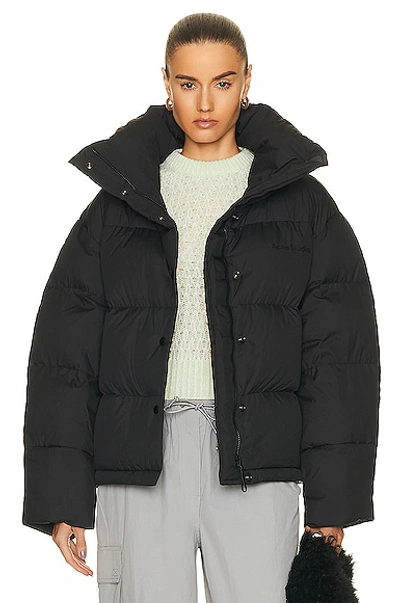 Shop Acne Studios Puffer Jacket In Black