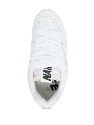 Shop Naked Wolfe Kosa Lace-up Sneakers In White