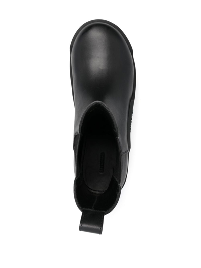 Shop Balenciaga Bulldozer Platform Chelsea Boots In Black
