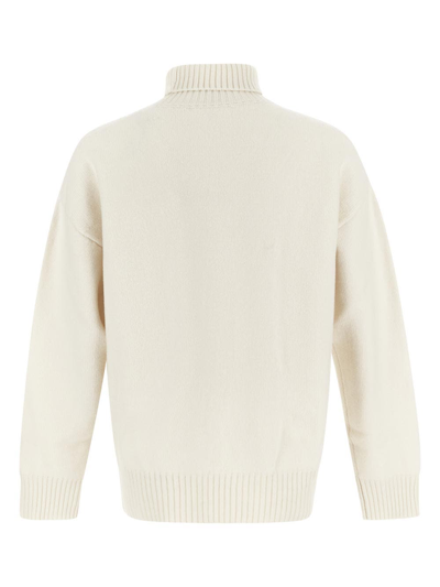 Shop Ami Alexandre Mattiussi Off White Turtleneck Sweater