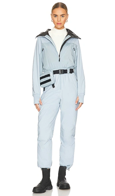 Shop Holden Powder Suit In Blue Fog