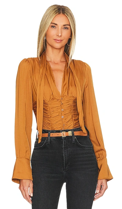 Shop Free People Meet Me There Buttondown In Amber