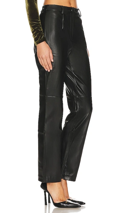 Shop Hansen + Gretel Pyper Faux Leather Pant In Black